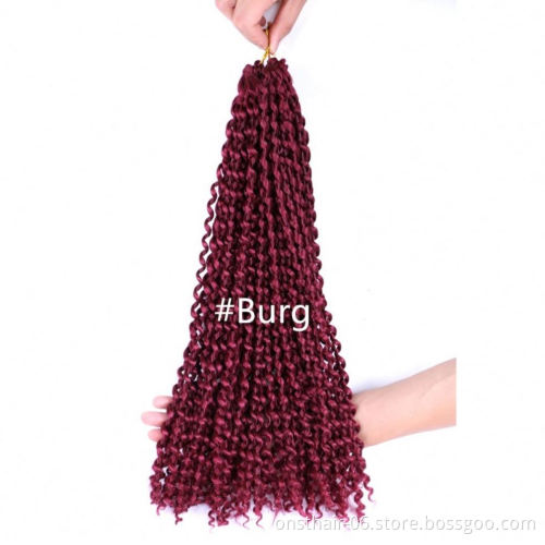16inch Passion Twist Hair Synthetic Kinky Twist Ombre Twist Crochet Braid Hair Extension Springtwist Hair Daily 22strands/pack